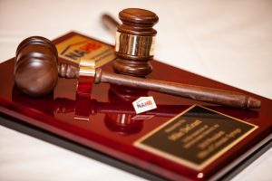 photo of an award and gavel